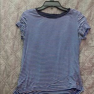 fitted American Eagle striped t shirt